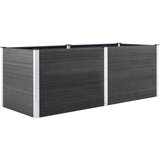  Posuda za sadnju 250 x 100 x 54 cm WPC siva | shoptok.hr