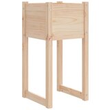 Maison Chic Visoka greda - Greda - Cvetlični Lonec 40x40x81 cm trdna borovina, (21789777) | Shoptok.si