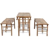  Pivski stol s 2 klupe 100 cm bambus | shoptok.hr
