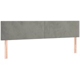 Krevet s oprugama i madracem svjetlosivi 120x190 cm baršunasti | Eponuda.com