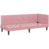  Kutni okvir kreveta Ružičasta 80 cm x 200 cm Baršun | shoptok.hr