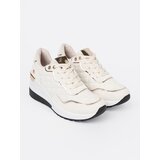 Shelvt Beige sneakers with shimmering gold accents | shoptok.hr