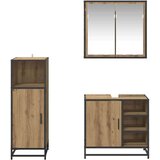 vidaXL set namještaja za kupaonicu 3 pcs hrast artisan 65 x 33 x 60 cm | shoptok.hr