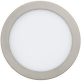 Eglo LED ugradna plafonjera FUEVA-C 15,6 W 22,5 cm nikl mat RGB Bluetooth 96676 Cene