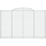  Obokane gabion košare 6 kosov 300x30x180/200cm pocinkano železo, (21000170) | Shoptok.si