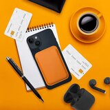 Kožni Mag Wallet narančasti magnetski novčanik | shoptok.hr