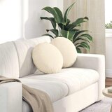  Jastučići za sjedenje 2 pcs Krema Ø 40 cm Kordura tekstil | shoptok.hr