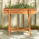  Povišena vrtna gredica 90x30x75 cm od masivnog bagremovog drva | shoptok.hr