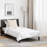 vidaXL Odeja z blazino Bela 155 x 200 cm Mikrofibra | Shoptok.si
