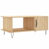Maison Chic Klubska mizica - kavna mizica - Nizka mizica sonoma hrast 90x50x40 cm konstruiran les, (21752585) Cene