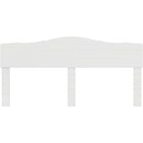  Vzglavje z vzglavjem Bela 180 cm Konstruiran les, (5000110305) | Shoptok.si