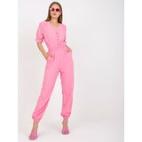 RUE PARIS Jumpsuit-CA-KO-6298.68-pink | Shoptok.si