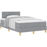  Krevet s opruga kutije Svijetlo siva 120 x 200 cm tkanina | shoptok.hr