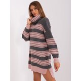 BADU Dress-BA-SK-8007.42P-Grey-Pink | shoptok.hr