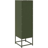 vidaXL Highboard Olive Green 36x39x123 cm Hladno valjano jeklo | Shoptok.si
