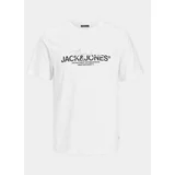 Jack & Jones Majica Joraruba 12255452 Bela Standard Fit