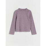 Reserved - Prugasta majica dugih rukava - boja orhideje | shoptok.hr