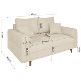 Ropez Bež sofa 150 cm Ariella – | shoptok.hr