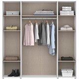 Modern Living Omara S Klasičnimi Vrati Voyager, Barva Hrasta, Bela | Shoptok.si