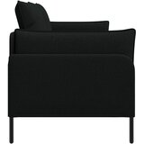 SOFA za dvije osobe Crna 188 x 81 x 89 cm Tkanina Slike