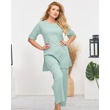 Resti Women's light green striped cotton set - Clothing | Eponuda.ba