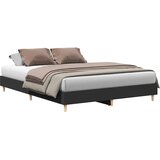  Okvir za krevet crni 150x200 cm konstruirano drvo | shoptok.hr