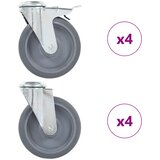  Okretni kotačići s otvorom za vijke 8 kom 125 mm | shoptok.hr