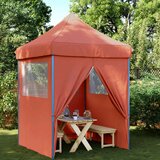  Šator za zabave 200 x 200 x 306 cm Terakota Oxford tkanina Cijene