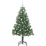 vidaXL Božično drevo med 150 LED z stojalom Zelena 150 cm PVC | Shoptok.si