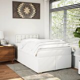  box spring s madracem bijeli 120x190 cm od umjetne kože | shoptok.hr