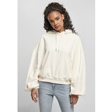 Urban Classics Women's Organic Oversized Terry Cloth Hooded Whitesand | Shoptok.si