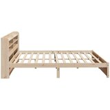 vidaXL Okvir kreveta s uzglavljem 180 x 200 cm masivna borovina | shoptok.hr