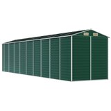  Vrtno spremište zeleno 191 x 810 x 198 cm od pocinčanog čelika | shoptok.hr