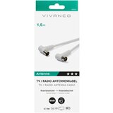 Vivanco Kutni antenski kabel bijeli 1,5m | shoptok.hr