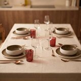 Evviva 12-delni set krožnikov Stones / rjav / keramika, (5000199317) | Shoptok.si