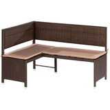 Gardenson Vrtni Set Lambada, Temno Rjava, Z Blazino, 2-Delni | Shoptok.si