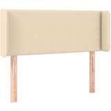  Vzglavje z ušesi krem 83x16x78/88 cm blago, (20684772) | Shoptok.si