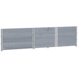  Okviri za palete 3 kom sivi 150x100 cm od masivne borovine | shoptok.hr