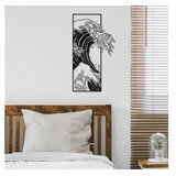 WALLXPERT Zidna dekoracija Valovi 3, 34x62 cm, 1,5 mm, Crna | Eponuda.ba