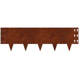  Ograda oko Travnjaka 10 pcs 100 x 30 cm Čelik Rđa | Eponuda.ba