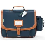CAMILLE CARTABLE 38 CM POCHE GOURDE Tamno plava