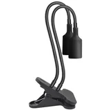 stona lampa sa klipsom za gajenje biljaka PLANTY 2xE27/30W/230V crna