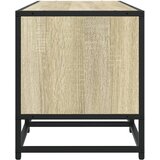 TV ormarić boja hrasta 100x35x41 cm konstruirano drvo i metal | shoptok.hr