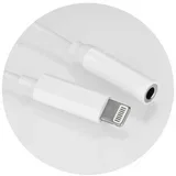 Adapter Lightning na 3,5mm slušalke - beli