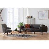 Atelier Del Sofa Fotelja Kapri, 87x102x72 cm, Svetlosiva | Eponuda.ba