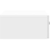 Stolna Stenska stranska miza Bela visok sijaj 59 x 34,5 x 17 cm, (5000232431) | Shoptok.si