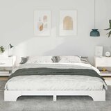  Krevetna konstrukcija Bijelo 200 x 220 cm Čvrsto borovo drvo | Eponuda.com
