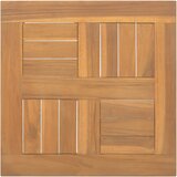 vidaXL kvadratna mizna plošča 40x40x2,5 cm trdna tikovina Cene