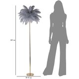 Mauro Ferretti Siva/u zlatnoj boji stojeća svjetiljka (visina 160 cm) Palm – | shoptok.hr
