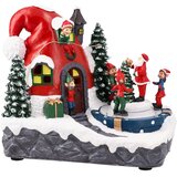 Festa Cozy 20, novogodišnje selo, LED, Crvena kapa, 21 x 14 x 18,5 | Eponuda.com